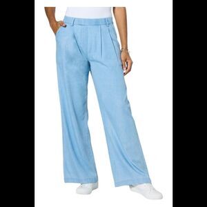 GREY by Jhoan Sebastian Women's Chambray Trouser Pant Light Chambray - Regular